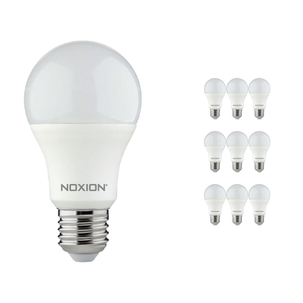 Mehrfachpackung 10x Noxion Lucent LED Classic 8.5W 827 A60 E27 | Dimmbar - Extra Warmweiß - Ersatz für 60W Mehrfachpackung 10x Noxion Lucent LED Classic 8.5W 827 A60 E27 | Dimmbar - Extra Warmweiß - Ersatz für 60W