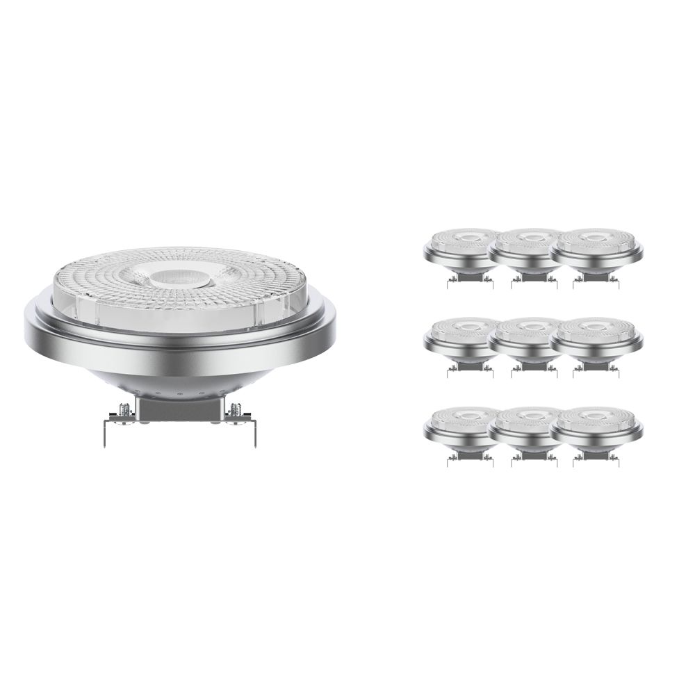 Lot 10x Noxion Lucent Spot LED AR111 G53 12V 7.3W 918-927 40D | Dim àWarm - Meilleur rendu des couleurs - Substitut 50W Lot 10x Noxion Lucent Spot LED AR111 G53 12V 7.3W 918-927 40D | Dim àWarm - Meilleur rendu des couleurs - Substitut 50W