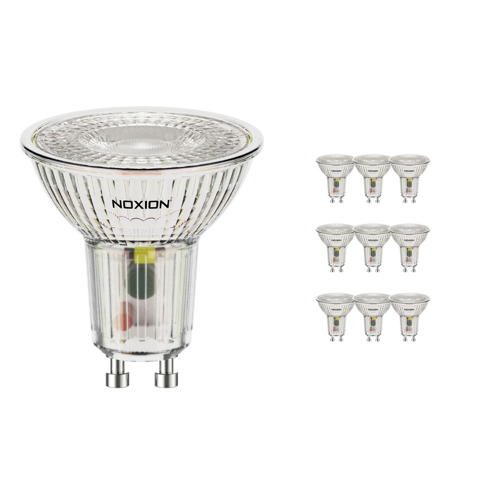 Multipack 10x Noxion LED Spot GU10 5W 840 36D 520lm | Replacer for 60W Multipack 10x Noxion LED Spot GU10 5W 840 36D 520lm | Replacer for 60W