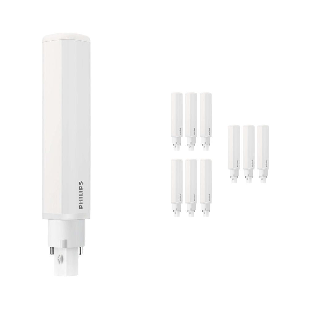 Lot 10x Philips CorePro PL-C LED 8.5W 830 | Blanc Chaud - 2-Pins - Substitut 26W Lot 10x Philips CorePro PL-C LED 8.5W 830 | Blanc Chaud - 2-Pins - Substitut 26W