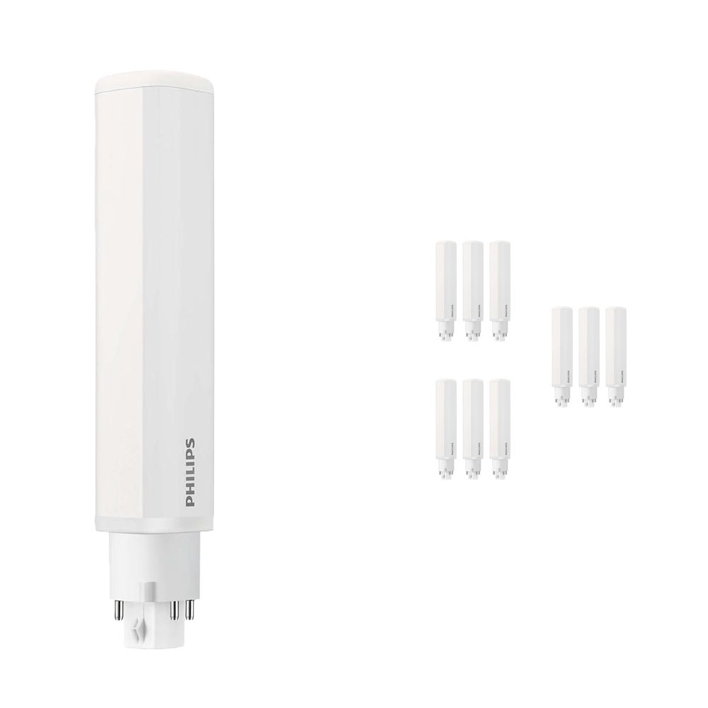 Lot 10x Philips CorePro PL-C LED 9W 830 | Blanc Chaud - 4-Pins - Substitut 26W Lot 10x Philips CorePro PL-C LED 9W 830 | Blanc Chaud - 4-Pins - Substitut 26W