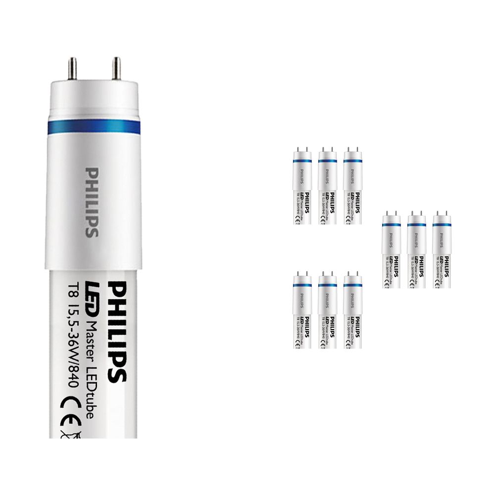 Lot 10x Philips LEDtube EM UO 15.5W 840 120cm (MASTER) | Blanc Froid - Starter LED incl. - Substitut 36W Lot 10x Philips LEDtube EM UO 15.5W 840 120cm (MASTER) | Blanc Froid - Starter LED incl. - Substitut 36W