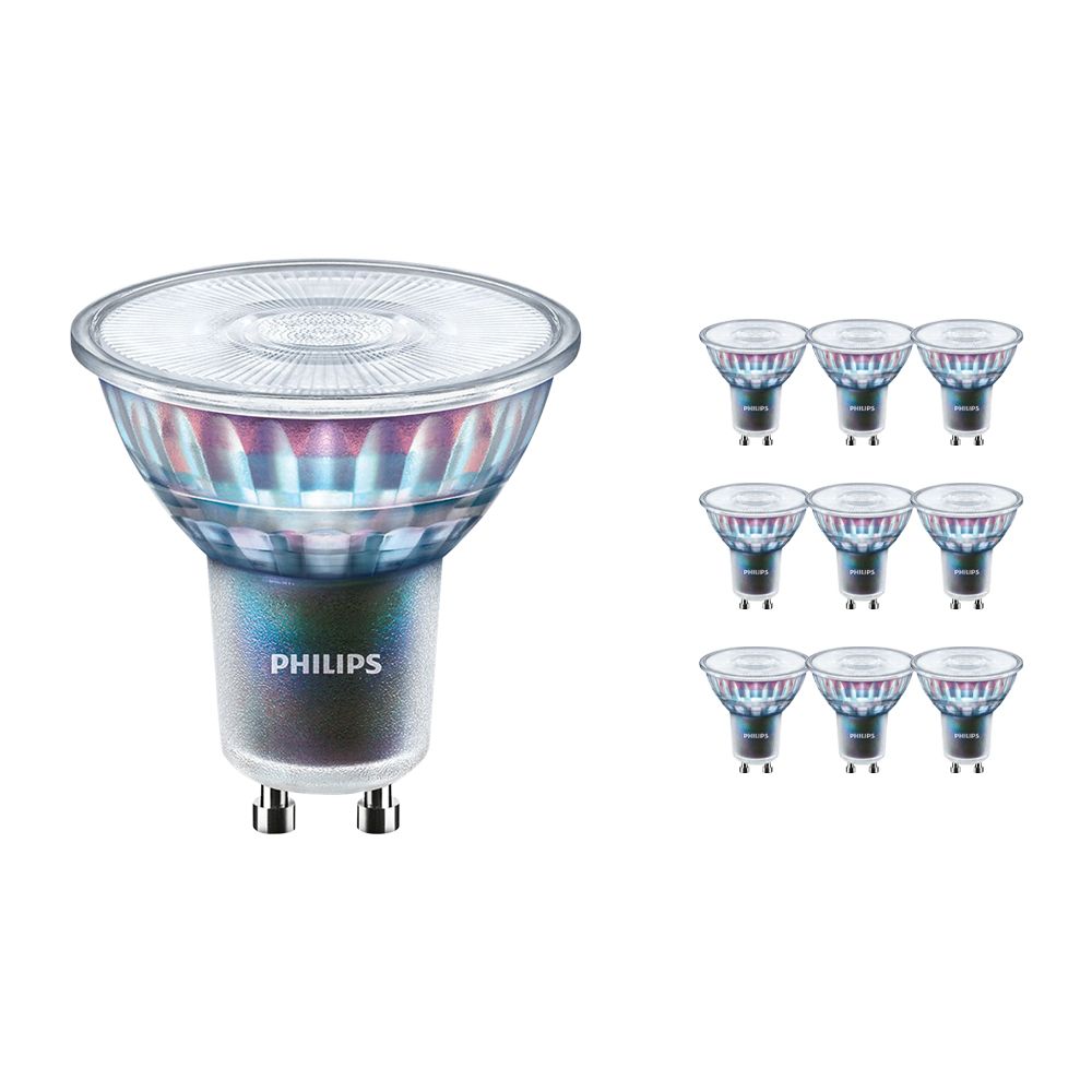 Mehrfachpackung 10x Philips LEDspot ExpertColor GU10 3.9W 927 36D (MASTER) | Höchste Farbwiedergabe - Extra Warmweiß - Dimmbar - Ersatz für 35W Mehrfachpackung 10x Philips LEDspot ExpertColor GU10 3.9W 927 36D (MASTER) | Höchste Farbwiedergabe - Extra Warmweiß - Dimmbar - Ersatz für 35W