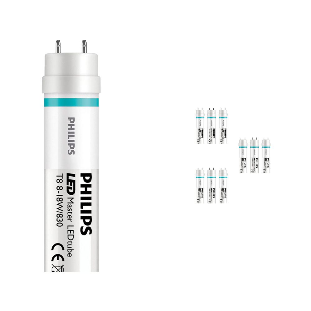 Voordeelpak 10x Philips LEDtube EM HO 8W 830 60cm (MASTER Value) | met LED Starter - Vervanger voor 18W Voordeelpak 10x Philips LEDtube EM HO 8W 830 60cm (MASTER Value) | met LED Starter - Vervanger voor 18W
