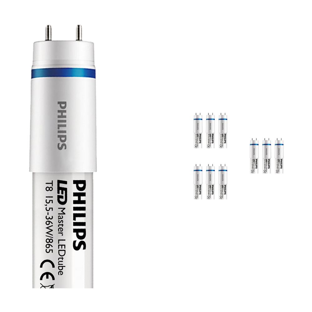 Lot 10x Philips LEDtube EM UO 15.5W 865 120cm (MASTER) | Lumière du Jour - Starter LED incl. - Substitut 36W Lot 10x Philips LEDtube EM UO 15.5W 865 120cm (MASTER) | Lumière du Jour - Starter LED incl. - Substitut 36W
