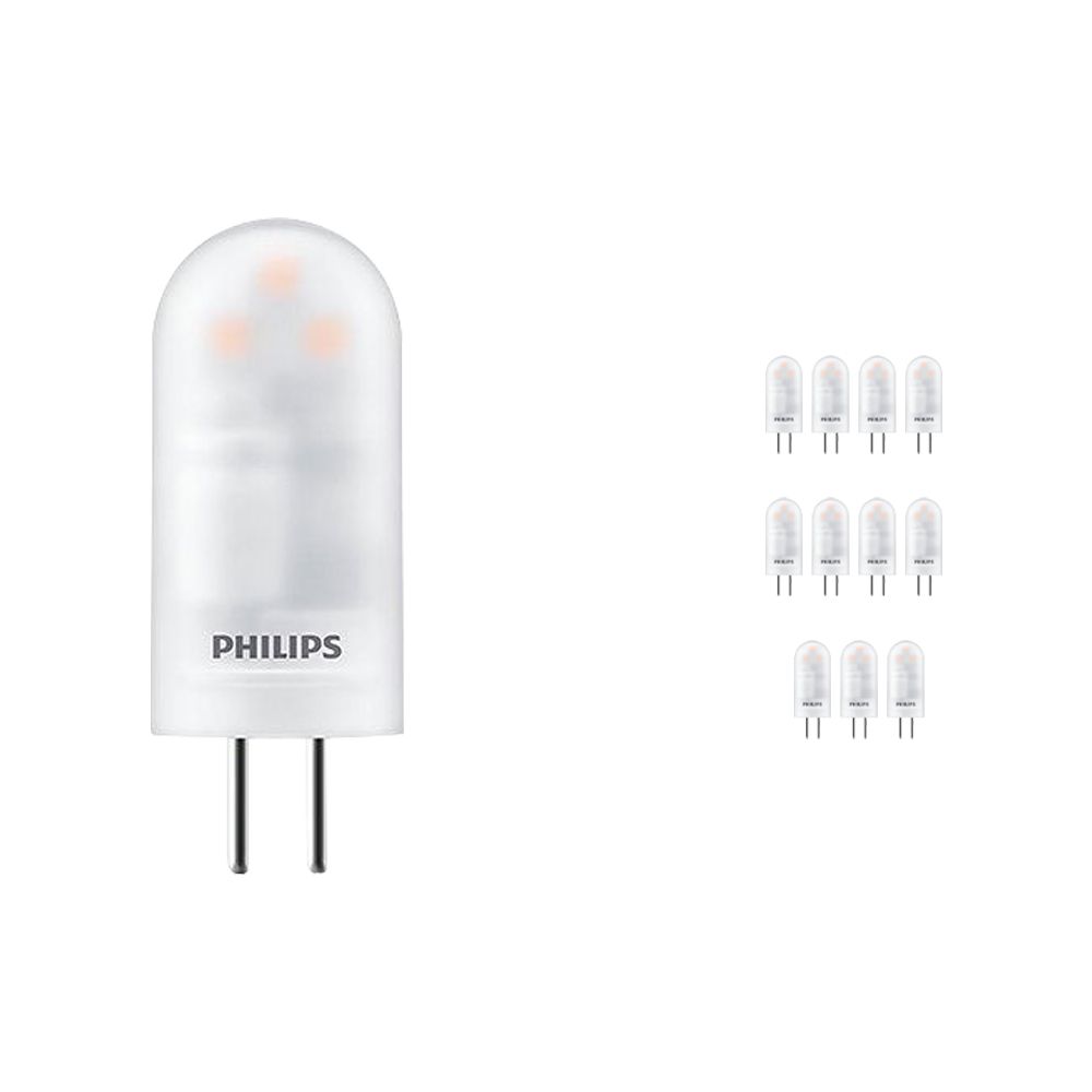 Lot 12x Philips CorePro LEDcapsule LV G4 0.9W 827 | Blanc très chaud | 0.9 W Équivalent 10W Lot 12x Philips CorePro LEDcapsule LV G4 0.9W 827 | Blanc très chaud | 0.9 W Équivalent 10W