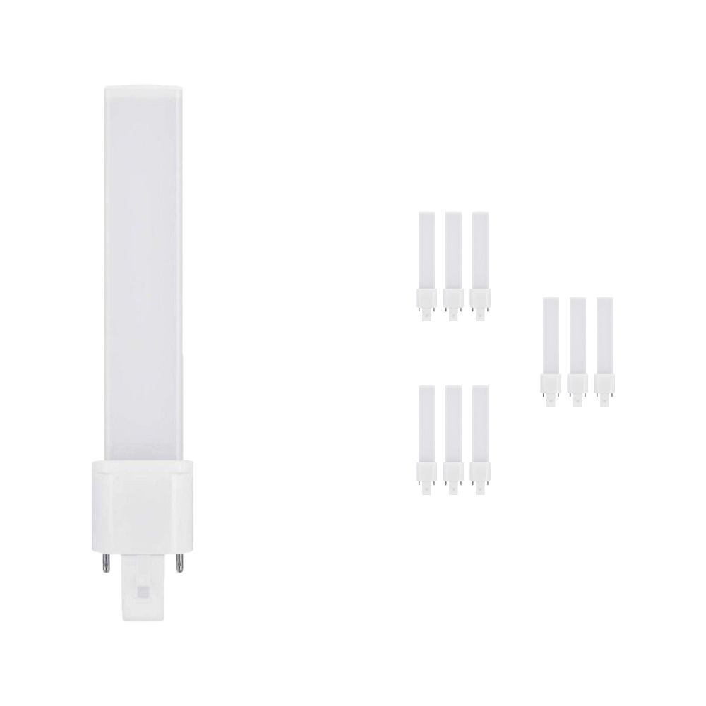 Mehrfachpackung 10x Osram Dulux S LED G23 4.5W 830 | Warmweiß - 2-Pins - Ersatz für 9W Mehrfachpackung 10x Osram Dulux S LED G23 4.5W 830 | Warmweiß - 2-Pins - Ersatz für 9W