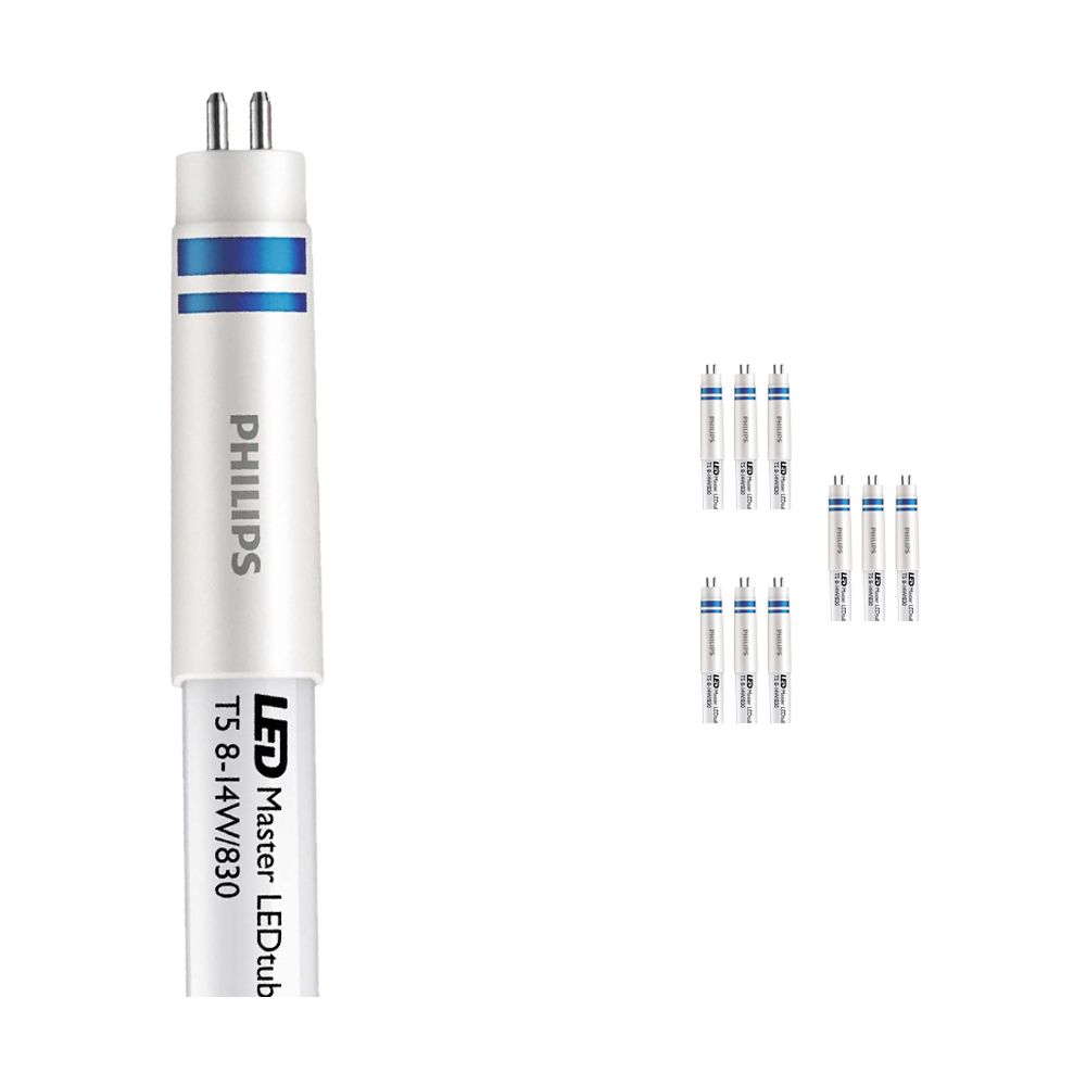 Voordeelpak 10x Philips LEDtube T5 HF HE 8W 830 60cm (MASTER) | Vervanger voor 14W Voordeelpak 10x Philips LEDtube T5 HF HE 8W 830 60cm (MASTER) | Vervanger voor 14W