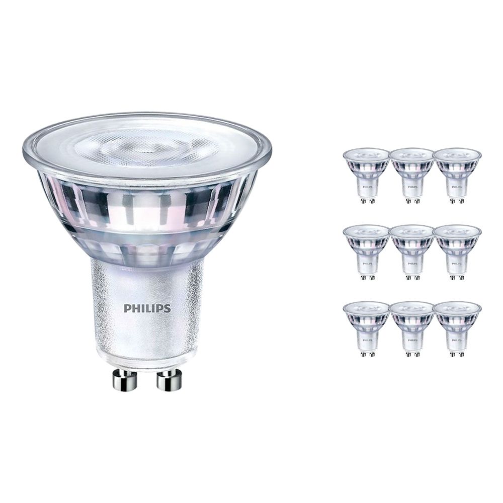 Mehrfachpackung 10x Philips CorePro LEDspot MV GU10 2.7W 830 36D | Warmweiß - Ersatz für 25W Mehrfachpackung 10x Philips CorePro LEDspot MV GU10 2.7W 830 36D | Warmweiß - Ersatz für 25W