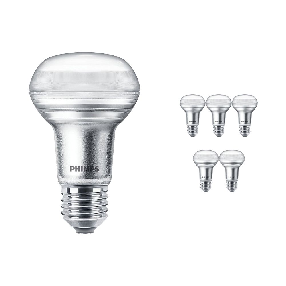 Lot 6x Philips CorePro LEDspot E27 Réflecteur R63 4.5W 827 36D | Blanc Très Chaud - Dimmable - Substitut 60W Lot 6x Philips CorePro LEDspot E27 Réflecteur R63 4.5W 827 36D | Blanc Très Chaud - Dimmable - Substitut 60W