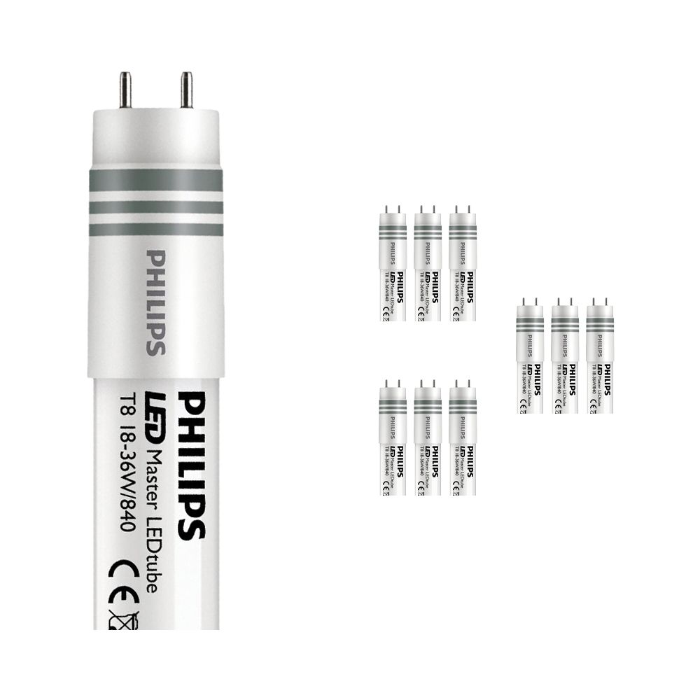 Multipack 10x Philips CorePro LEDtube UN HO 18W 840 120cm | Replacer for 36W Multipack 10x Philips CorePro LEDtube UN HO 18W 840 120cm | Replacer for 36W