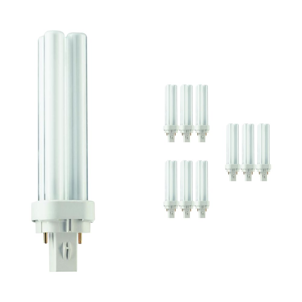 Mehrfachpackung 10x Philips PL-C 13W 830 2P (MASTER) | Warmweiß - 2-Pins Mehrfachpackung 10x Philips PL-C 13W 830 2P (MASTER) | Warmweiß - 2-Pins