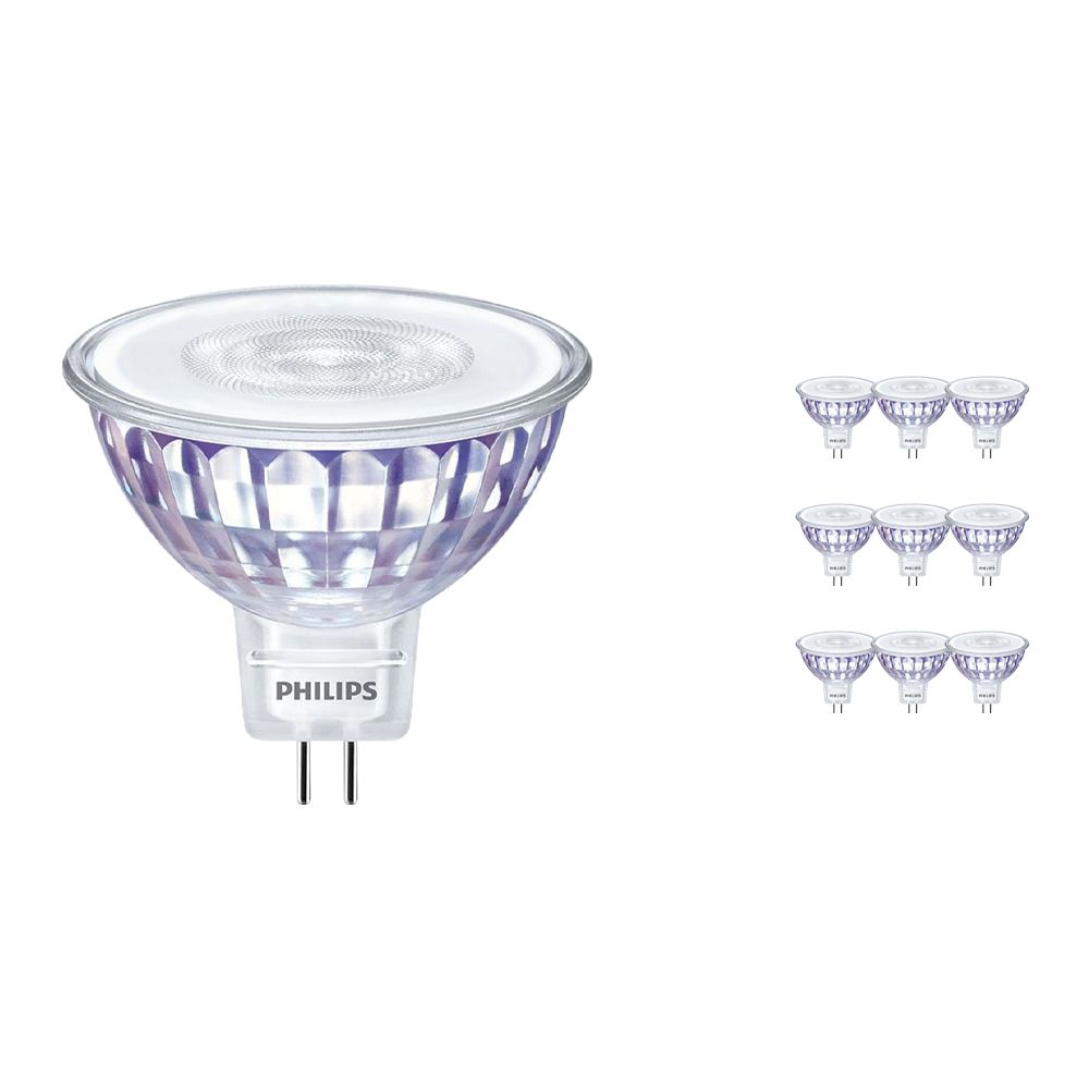Voordeelpak 10x Philips LEDspot LV Value GU5.3 MR16 5.5W 827 60D (MASTER) | Dimbaar - Vervanger voor 35W Voordeelpak 10x Philips LEDspot LV Value GU5.3 MR16 5.5W 827 60D (MASTER) | Dimbaar - Vervanger voor 35W