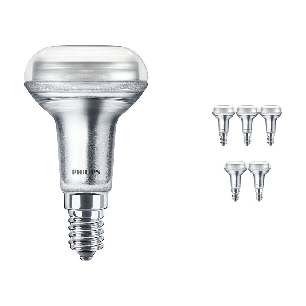 Voordeelpak 6x Philips CorePro LEDspot E14 Reflector R50 4.3W 827 36D | Dimbaar - Vervanger voor 60W Voordeelpak 6x Philips CorePro LEDspot E14 Reflector R50 4.3W 827 36D | Dimbaar - Vervanger voor 60W