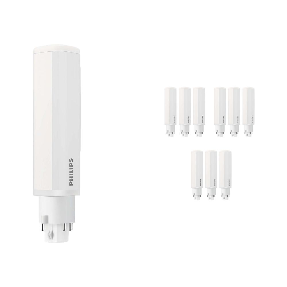 Multipack 10x Philips CorePro PL-C LED 6.5W 840 | Blanco Frio - 4-Pines - Reemplazo 18W Multipack 10x Philips CorePro PL-C LED 6.5W 840 | Blanco Frio - 4-Pines - Reemplazo 18W