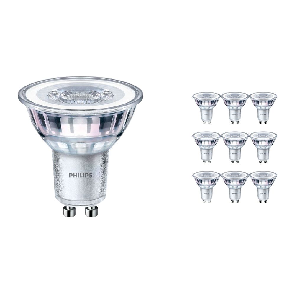 Monipakkaus 10x Philips CorePro LEDspot MV GU10 3.5W 840 36D | Kylmä Valkoinen - Korvaa 35W Monipakkaus 10x Philips CorePro LEDspot MV GU10 3.5W 840 36D | Kylmä Valkoinen - Korvaa 35W