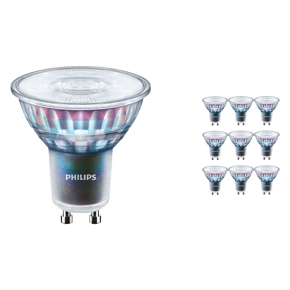 Mehrfachpackung 10x Philips LEDspot ExpertColor GU10 5.5W 927 25D (MASTER) | Höchste Farbwiedergabe - Dimmbar - Ersatz für 50W Mehrfachpackung 10x Philips LEDspot ExpertColor GU10 5.5W 927 25D (MASTER) | Höchste Farbwiedergabe - Dimmbar - Ersatz für 50W