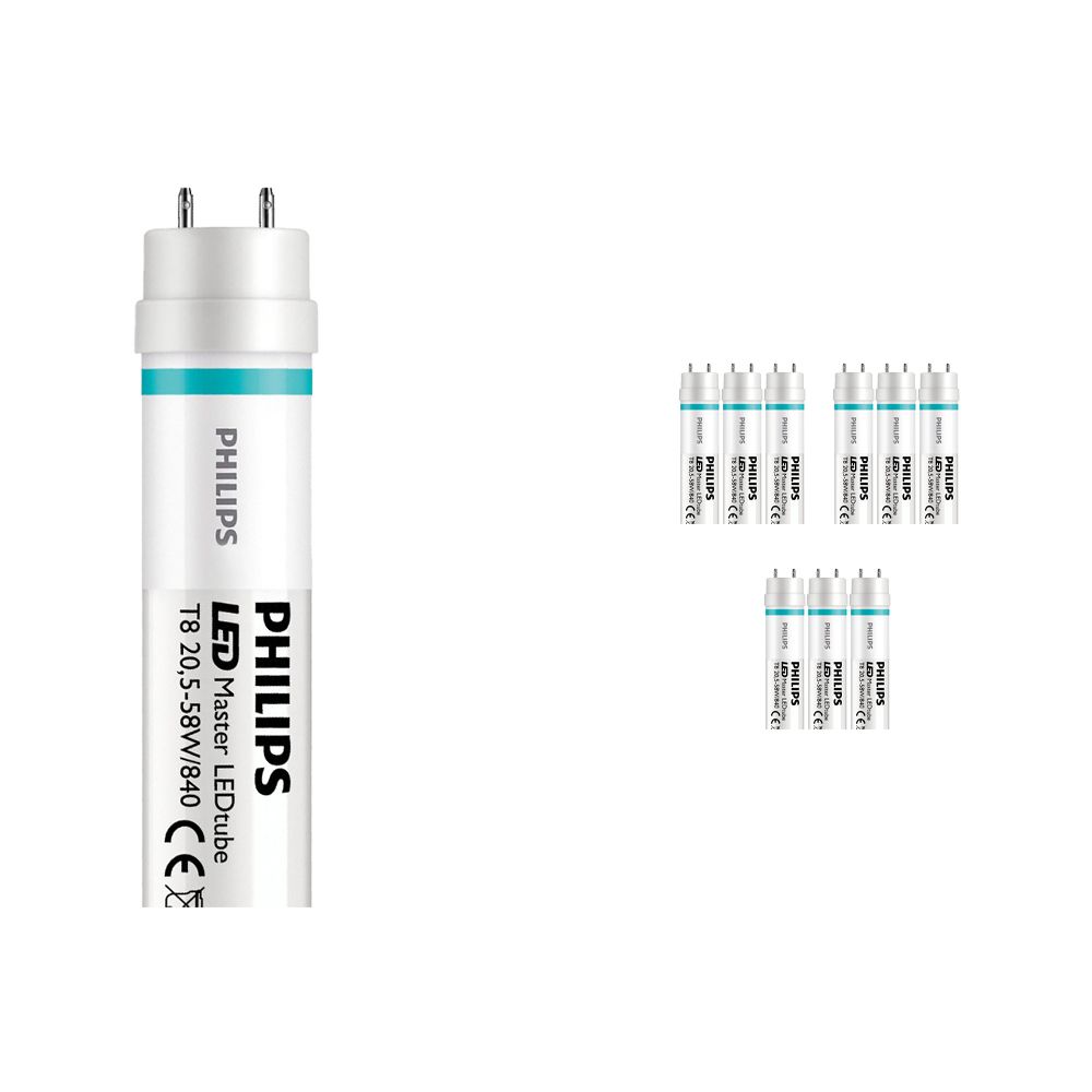 Voordeelpak 10x Philips LEDtube EM HO 20.5W 840 150cm (MASTER Value) | met LED Starter - Vervanger voor 58W Voordeelpak 10x Philips LEDtube EM HO 20.5W 840 150cm (MASTER Value) | met LED Starter - Vervanger voor 58W
