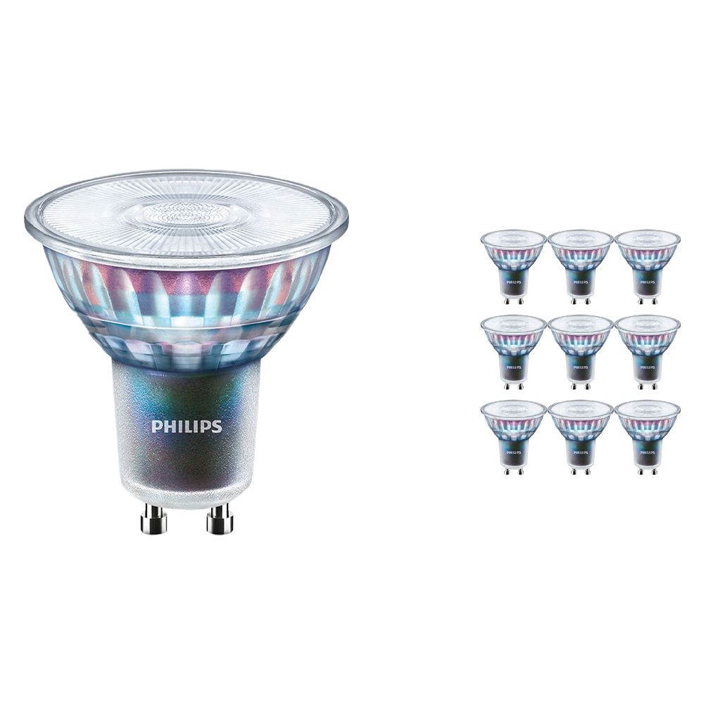Mehrfachpackung 10x Philips LEDspot ExpertColor GU10 3.9W 930 36D (MASTER) | Höchste Farbwiedergabe - Dimmbar - Ersatz für 35W Mehrfachpackung 10x Philips LEDspot ExpertColor GU10 3.9W 930 36D (MASTER) | Höchste Farbwiedergabe - Dimmbar - Ersatz für 35W