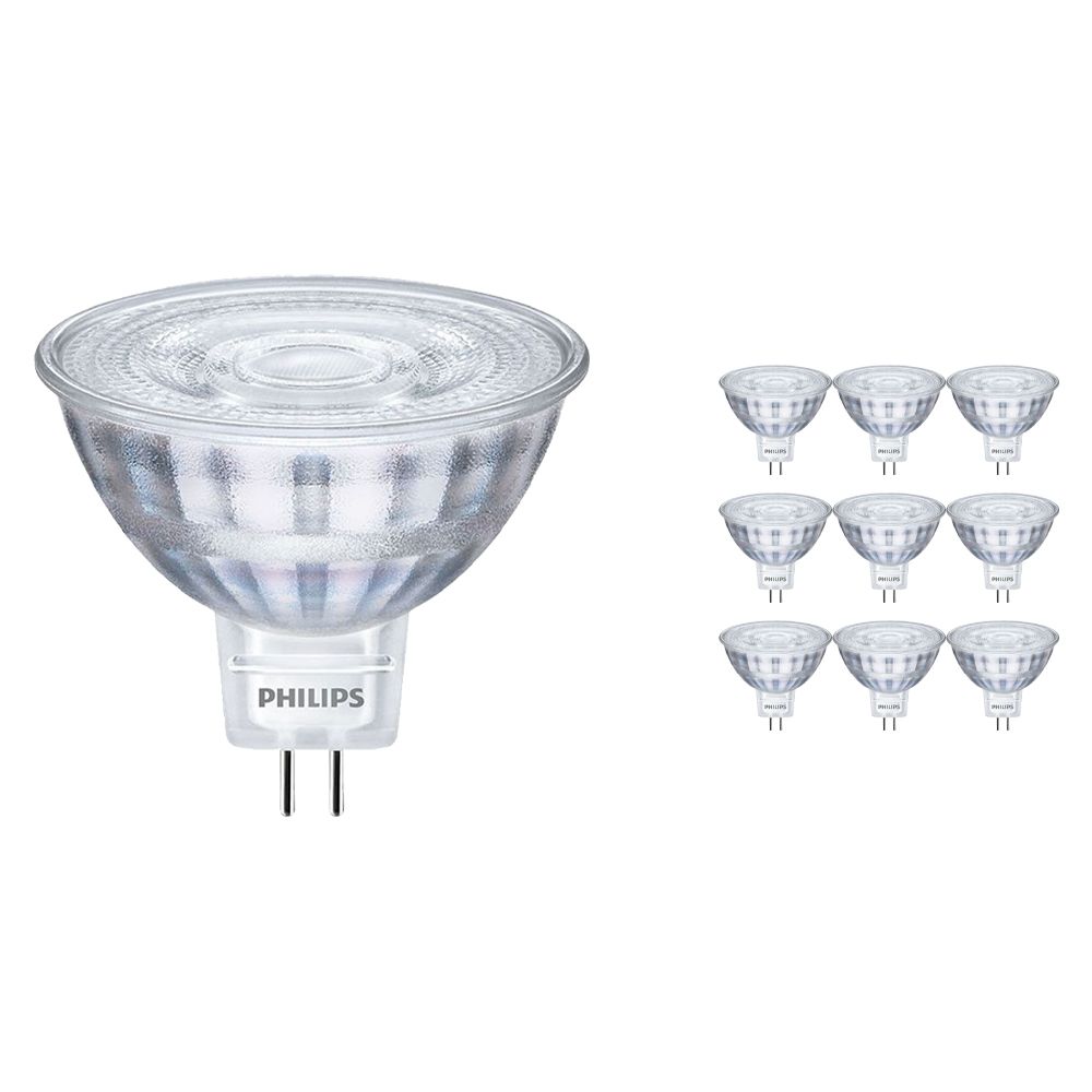 Monipakkaus 10x Philips CorePro LEDspot LV GU5.3 MR16 5W 840 36D | Kylmä Valkoinen - Korvaa 35W Monipakkaus 10x Philips CorePro LEDspot LV GU5.3 MR16 5W 840 36D | Kylmä Valkoinen - Korvaa 35W