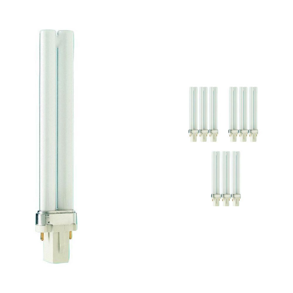 Voordeelpak 10x Philips PL-S 9W 830 2P (MASTER) | 2-Pins Voordeelpak 10x Philips PL-S 9W 830 2P (MASTER) | 2-Pins