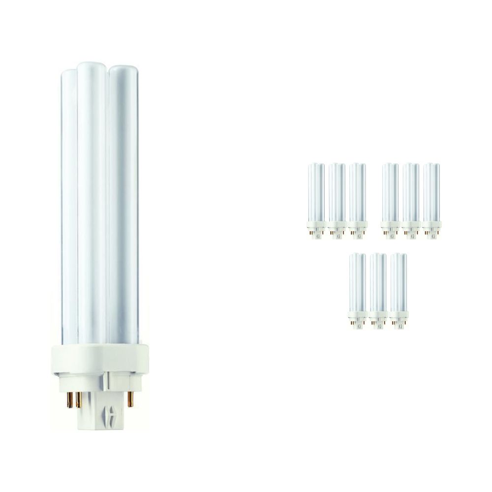 Mehrfachpackung 10x Philips PL-C 18W 840 4P (MASTER) | Kaltweiß - 4-Pins Mehrfachpackung 10x Philips PL-C 18W 840 4P (MASTER) | Kaltweiß - 4-Pins