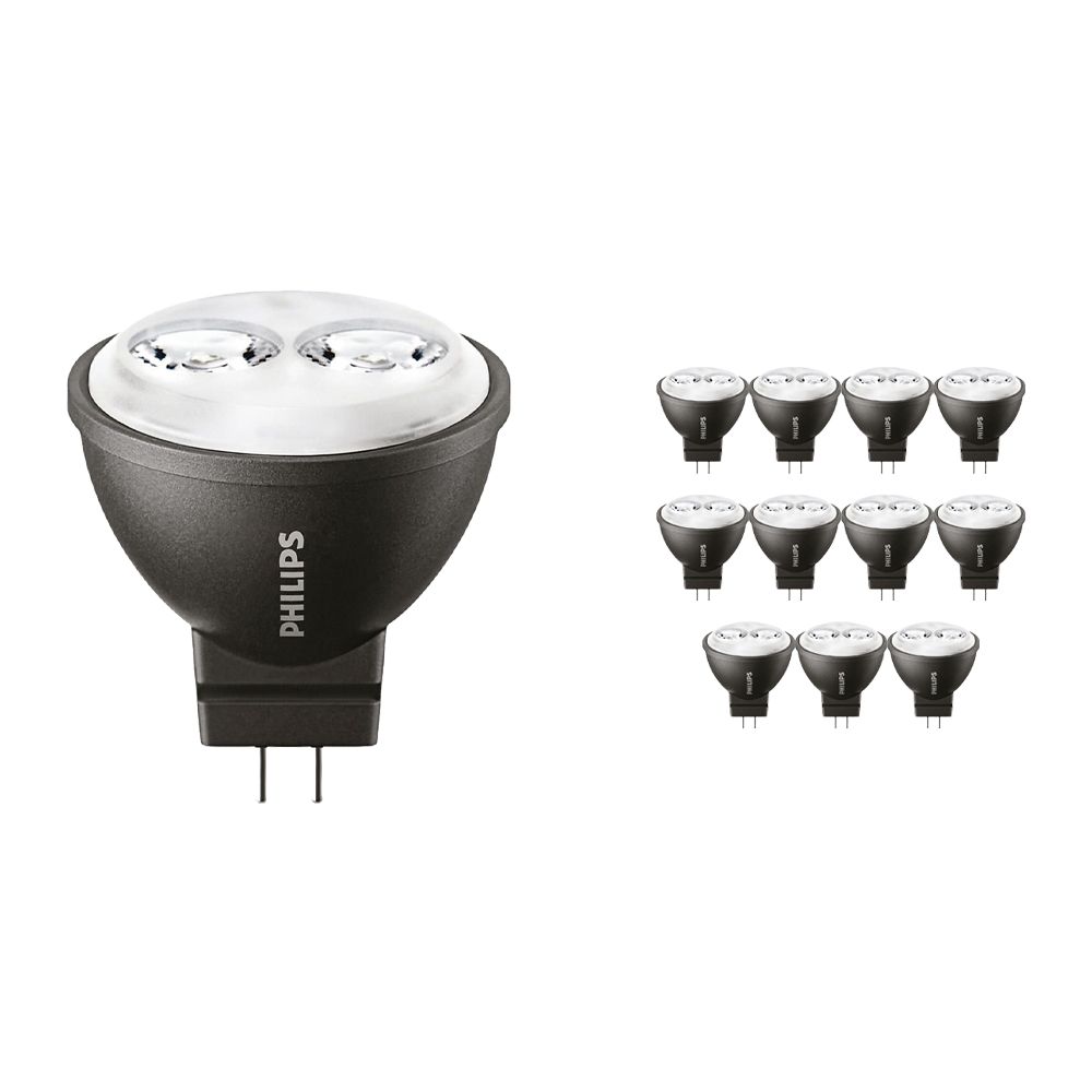 Voordeelpak 12x Philips LEDspot LV GU4 MR11 3.5W 827 24D (MASTER) | Vervanger voor 20W Voordeelpak 12x Philips LEDspot LV GU4 MR11 3.5W 827 24D (MASTER) | Vervanger voor 20W