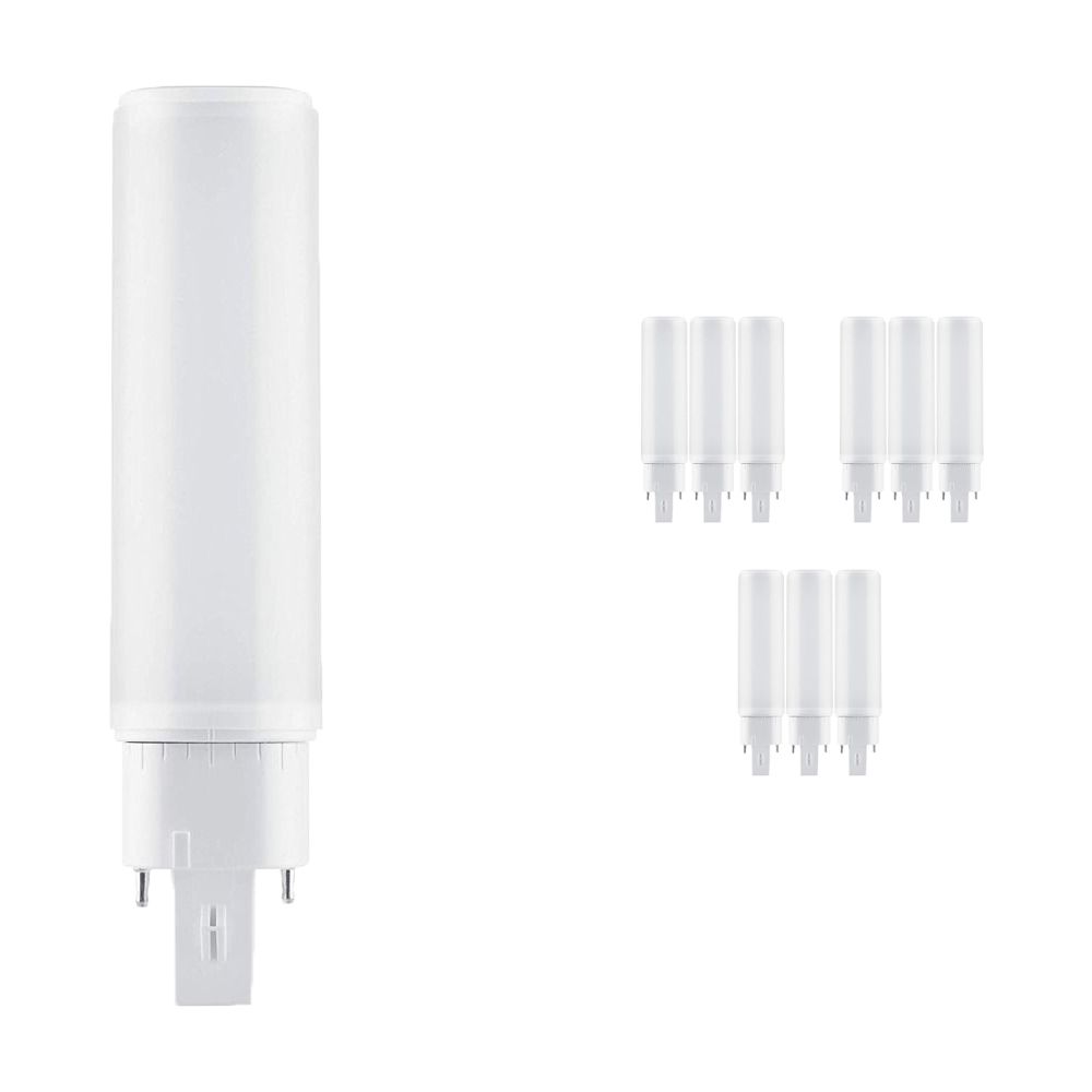 Mehrfachpackung 10x Osram Dulux-D LED 5W 830 | Warmweiß - 2-Pins - Ersatz für 13W Mehrfachpackung 10x Osram Dulux-D LED 5W 830 | Warmweiß - 2-Pins - Ersatz für 13W