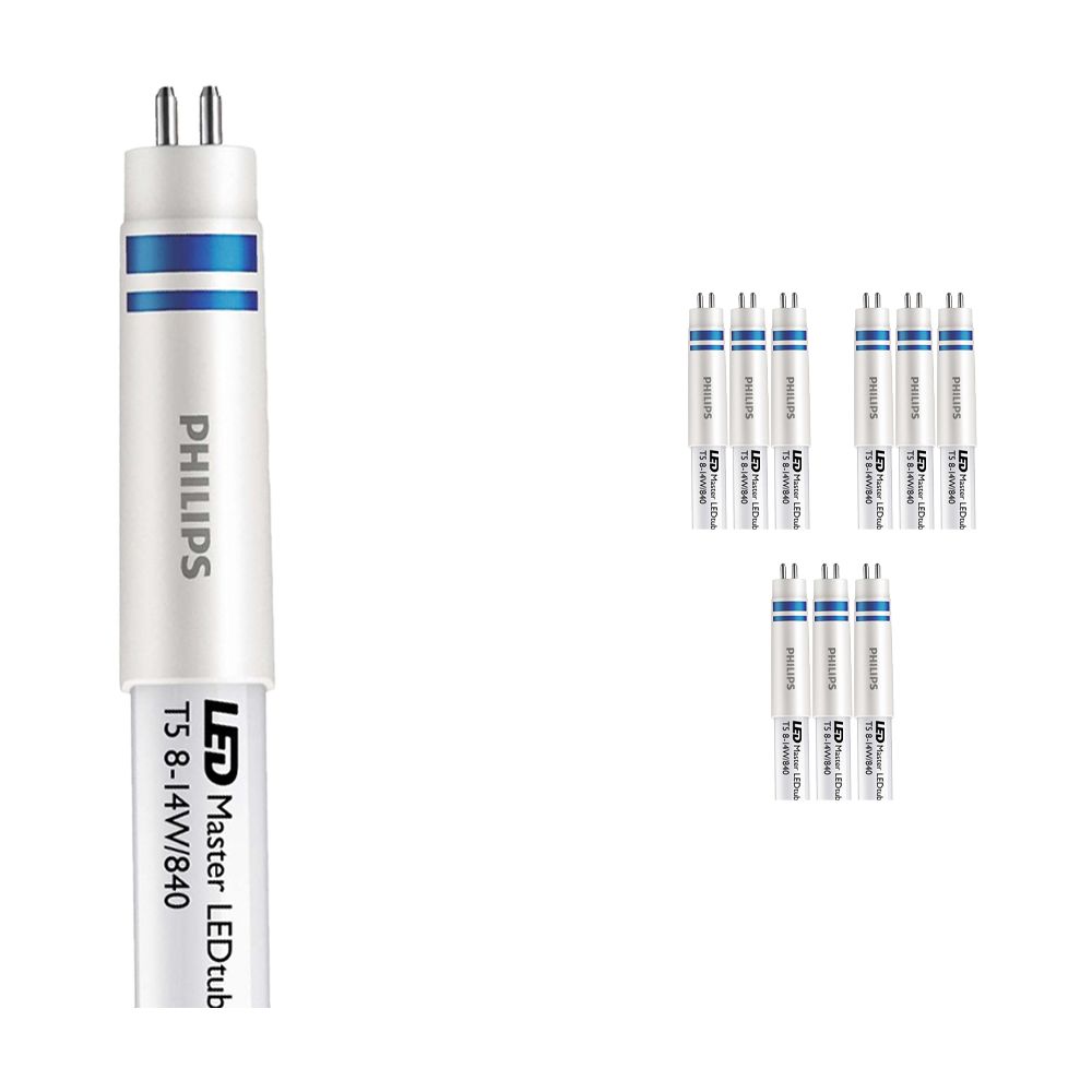 Mehrfachpackung 10x Philips LEDtube T5 HF HE 8W 840 60cm (MASTER) | Kaltweiß - Ersatz für 14W Mehrfachpackung 10x Philips LEDtube T5 HF HE 8W 840 60cm (MASTER) | Kaltweiß - Ersatz für 14W