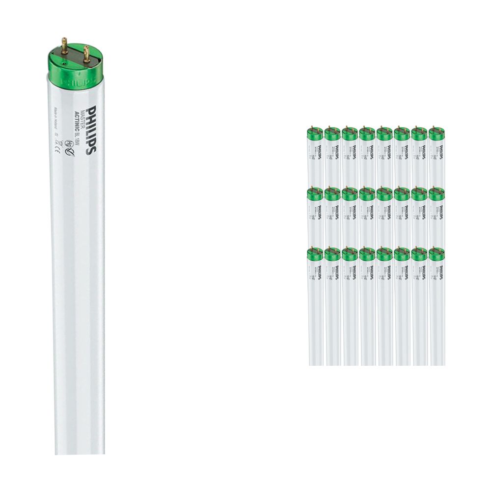 Multipack 25x Philips TL-D 15W 10 Actinic BL (MASTER) | 45cm Multipack 25x Philips TL-D 15W 10 Actinic BL (MASTER) | 45cm