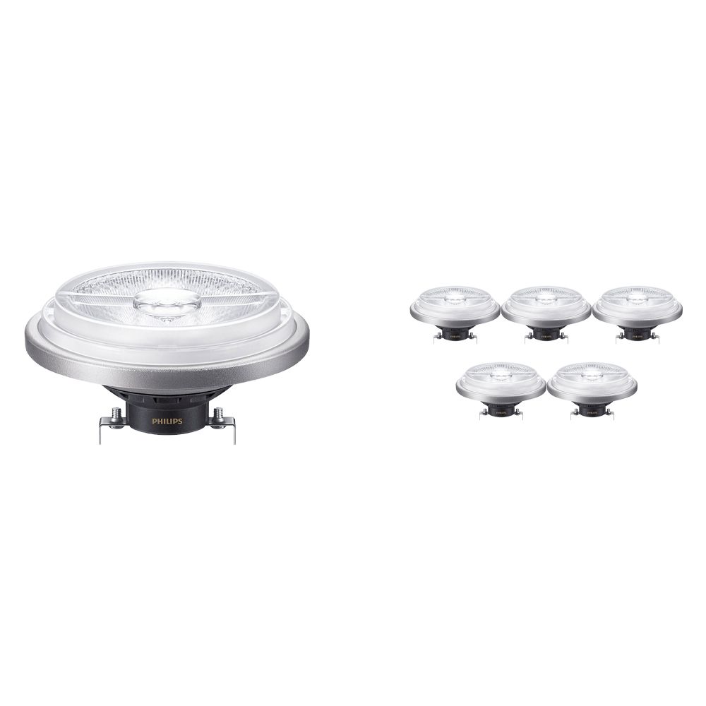 Multipack 6x Philips LEDspot ExpertColor G53 AR111 (MASTER) 11W 930 24D | Best Colour Rendering - Dimmable - Replaces 50W Multipack 6x Philips LEDspot ExpertColor G53 AR111 (MASTER) 11W 930 24D | Best Colour Rendering - Dimmable - Replaces 50W