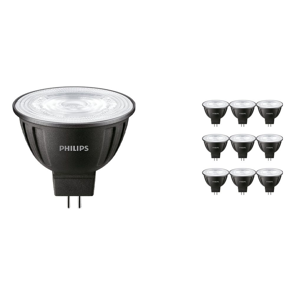 Multipack 10x Philips LEDspot LV GU5.3 MR16 8W 827 36D (MASTER) | Extra Warm White - Dimmable - Replaces 50W Multipack 10x Philips LEDspot LV GU5.3 MR16 8W 827 36D (MASTER) | Extra Warm White - Dimmable - Replaces 50W