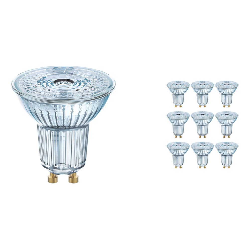 Mehrfachpackung 10x Osram Parathom GU10 PAR16 3.7W 930 36D | Dimmbar - Warmweiß - Höchste Farbwiedergabe - Ersatz für 35W Mehrfachpackung 10x Osram Parathom GU10 PAR16 3.7W 930 36D | Dimmbar - Warmweiß - Höchste Farbwiedergabe - Ersatz für 35W
