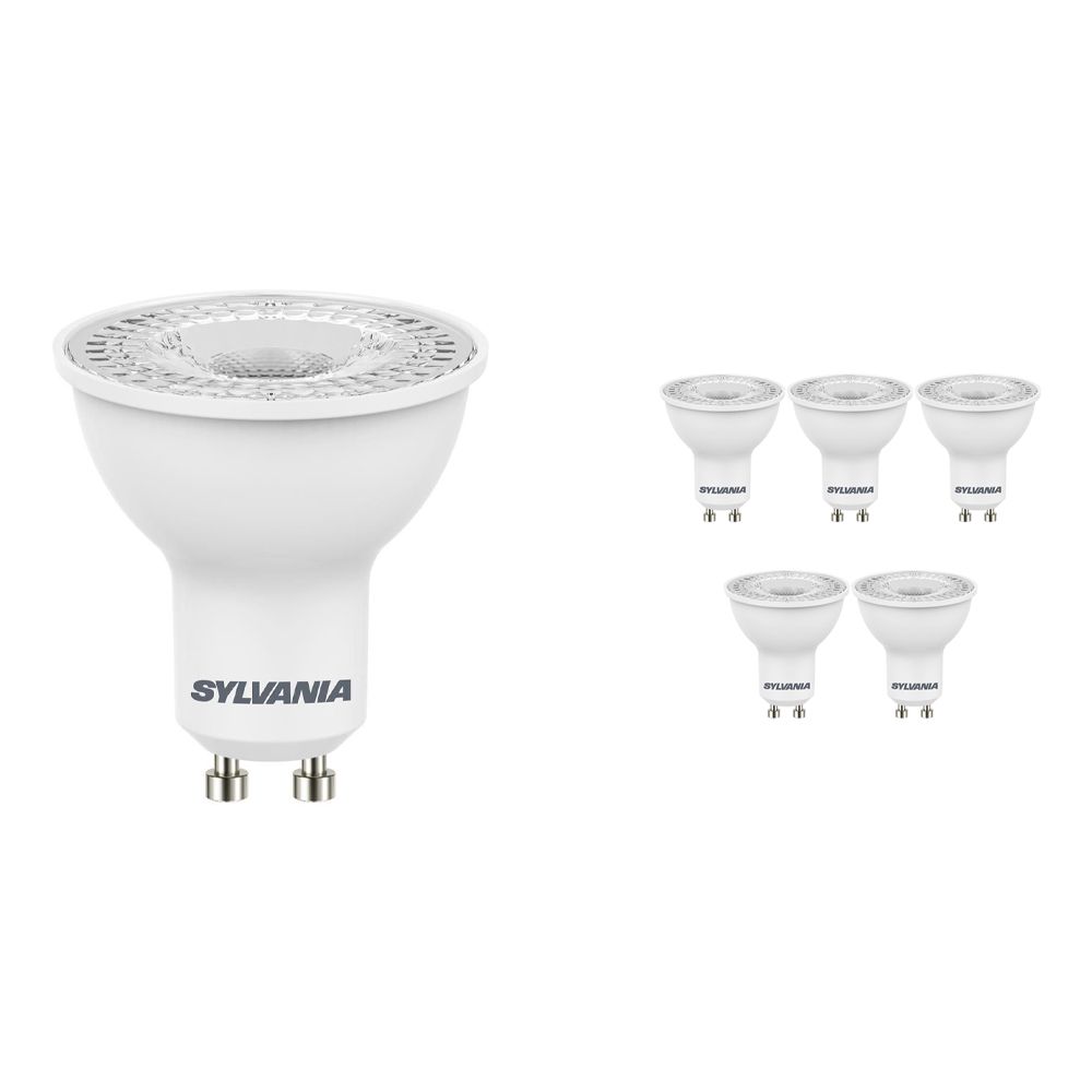 Voordeelpak 6x Sylvania RefLED GU10 ES50 4.5W 865 36D SL | Daglicht - Vervangt 50W Voordeelpak 6x Sylvania RefLED GU10 ES50 4.5W 865 36D SL | Daglicht - Vervangt 50W