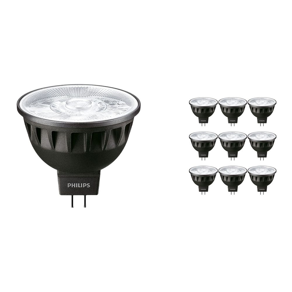 Multipack 10x Philips LEDspot ExpertColor GU5.3 MR16 6.5W 927 10D (MASTER) | Extra Warm White - Best Colour Rendering - Dimmable - Replaces 35W Multipack 10x Philips LEDspot ExpertColor GU5.3 MR16 6.5W 927 10D (MASTER) | Extra Warm White - Best Colour Rendering - Dimmable - Replaces 35W