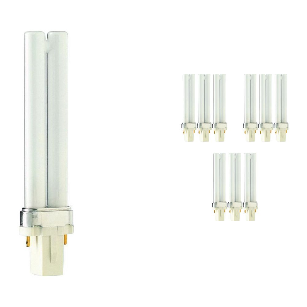 Mehrfachpackung 10x Philips PL-S 7W 840 2P (MASTER) | Kaltweiß - 2-Pins Mehrfachpackung 10x Philips PL-S 7W 840 2P (MASTER) | Kaltweiß - 2-Pins
