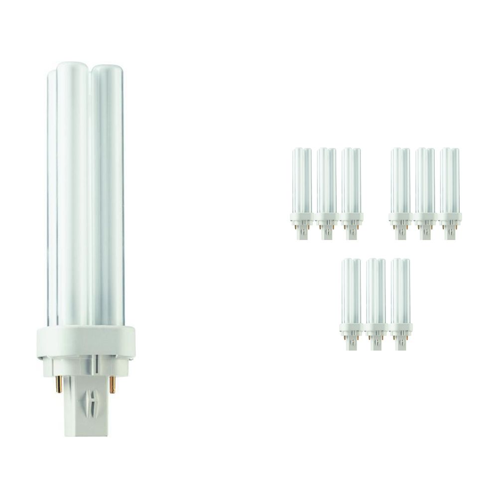 Voordeelpak 10x Philips PL-C 13W 827 2P (MASTER) | Zeer Warm Wit - 2-Pin Voordeelpak 10x Philips PL-C 13W 827 2P (MASTER) | Zeer Warm Wit - 2-Pin