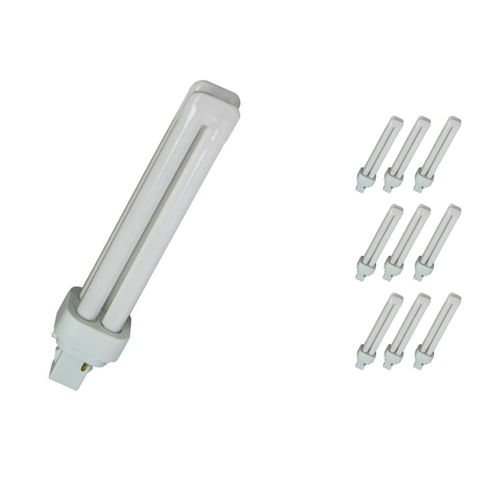 Multipack 10x Osram Dulux D 26W 830 | Luz Cálida - 2-Pines Multipack 10x Osram Dulux D 26W 830 | Luz Cálida - 2-Pines