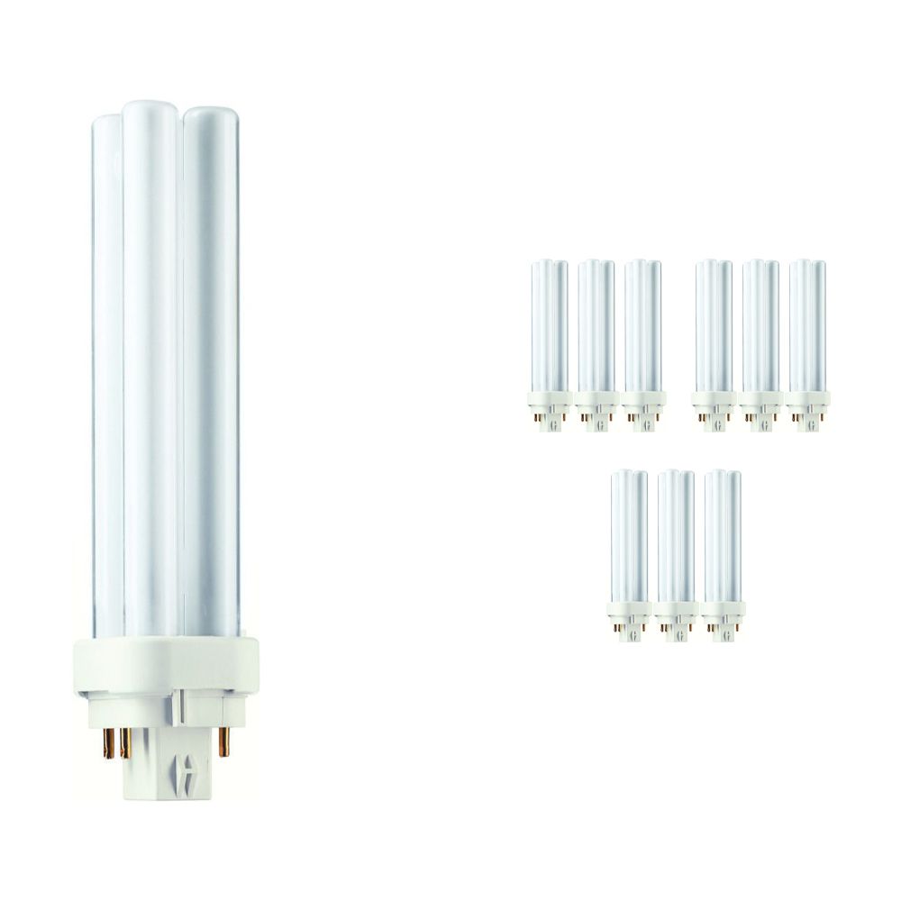 Voordeelpak 10x Philips PL-C 18W 827 4P (MASTER) | Zeer Warm Wit - 4-Pin Voordeelpak 10x Philips PL-C 18W 827 4P (MASTER) | Zeer Warm Wit - 4-Pin