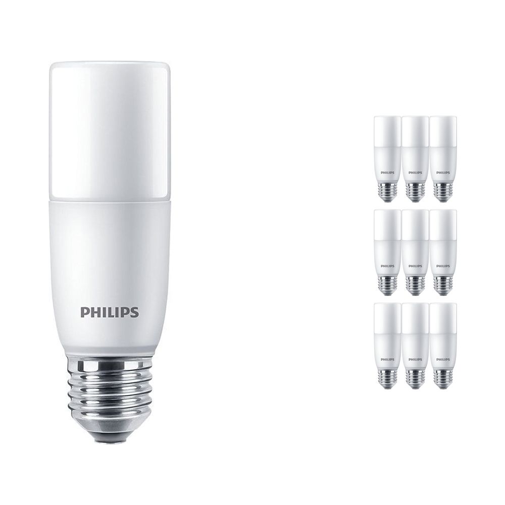 Mehrfachpackung 10x Philips CorePro LED Stick E27 9.5W 830 Matt | Warmweiß - Ersatz für 68W Mehrfachpackung 10x Philips CorePro LED Stick E27 9.5W 830 Matt | Warmweiß - Ersatz für 68W