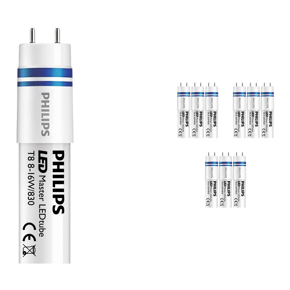 Mehrfachpackung 10x Philips LEDtube HF 8W 830 60cm (MASTER) | Warmweiß - Ersatz für 18W Mehrfachpackung 10x Philips LEDtube HF 8W 830 60cm (MASTER) | Warmweiß - Ersatz für 18W