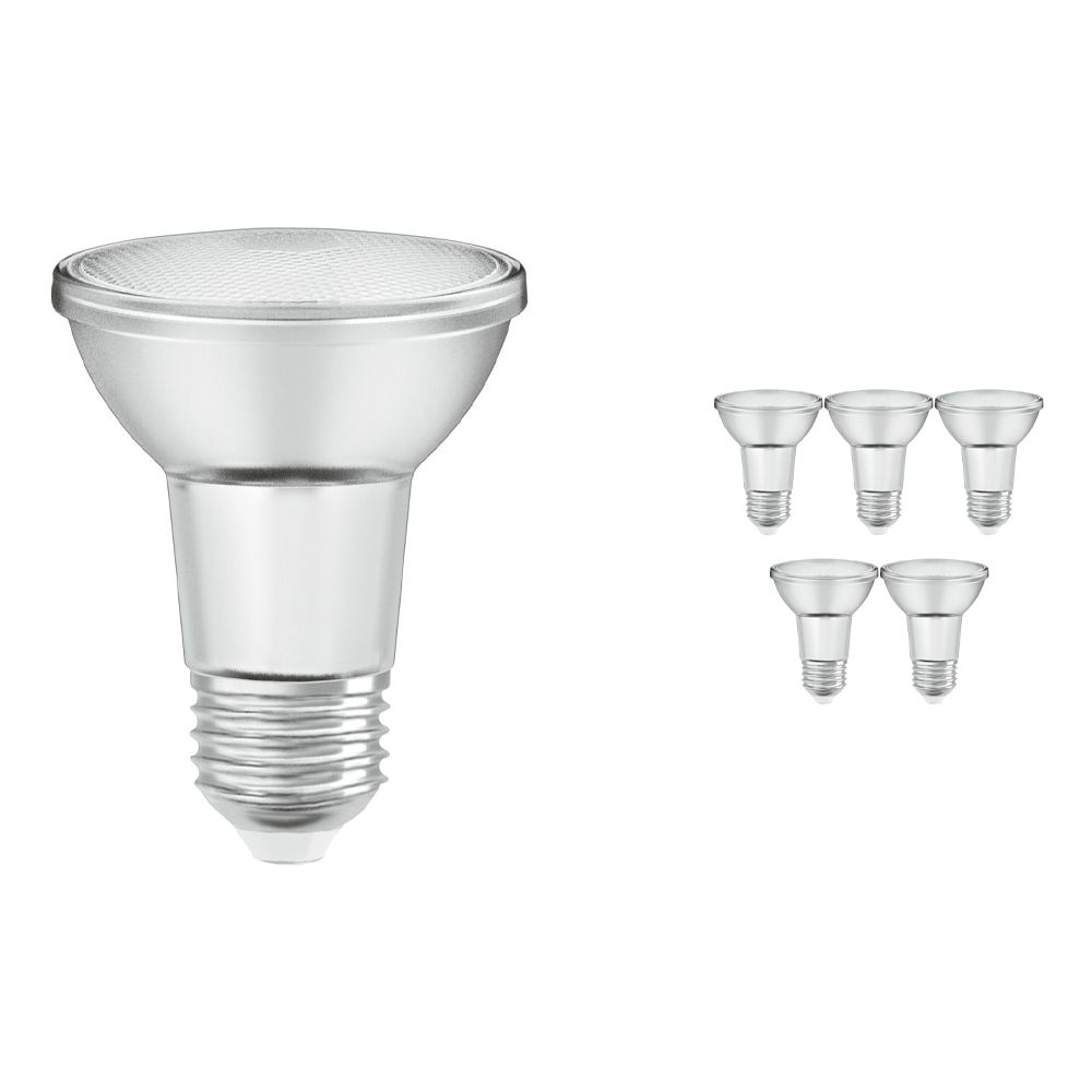 Mehrfachpackung 6x Osram Parathom E27 PAR20 5W 927 36D | Dimmbar - Extra Warmweiß - Höchste Farbwiedergabe - Ersatz für 50W Mehrfachpackung 6x Osram Parathom E27 PAR20 5W 927 36D | Dimmbar - Extra Warmweiß - Höchste Farbwiedergabe - Ersatz für 50W