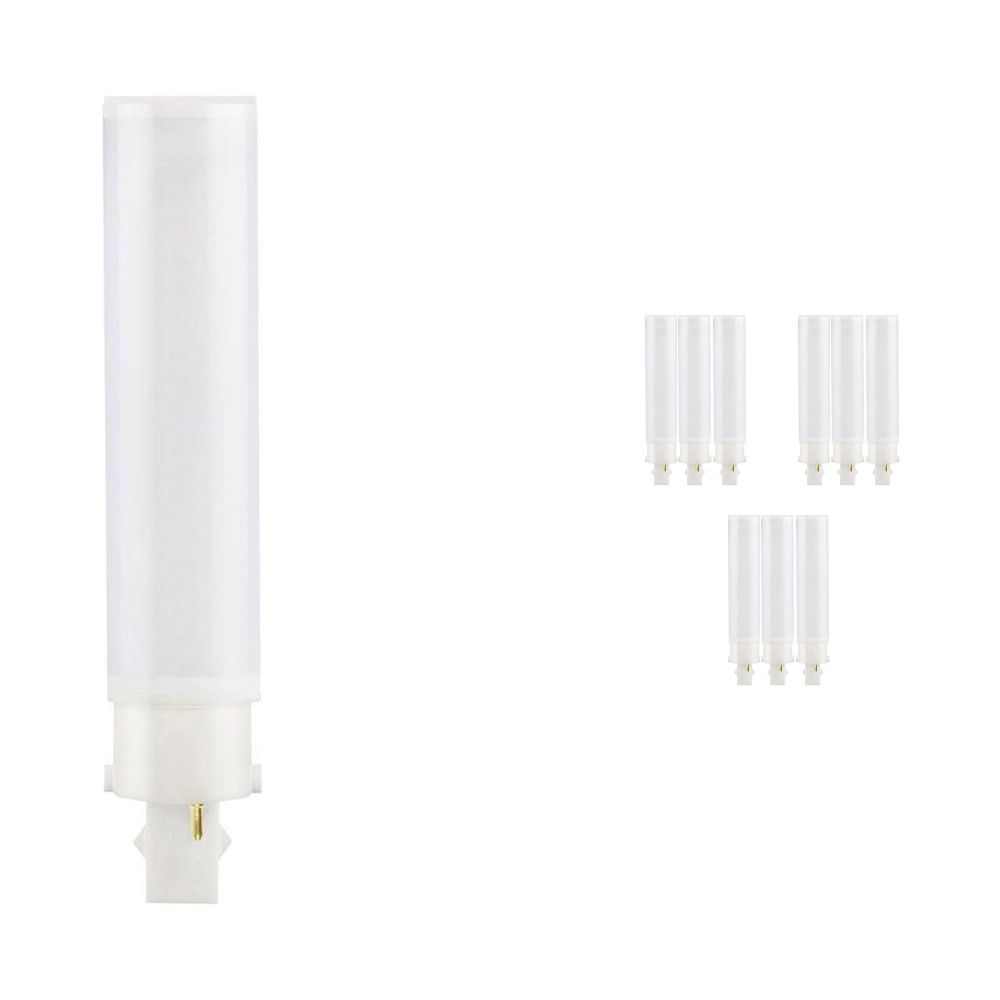 Flerpack 10x Osram Dulux-D LED 10W 840 | Kallvit - 2-stift - Ersättare 26W Flerpack 10x Osram Dulux-D LED 10W 840 | Kallvit - 2-stift - Ersättare 26W