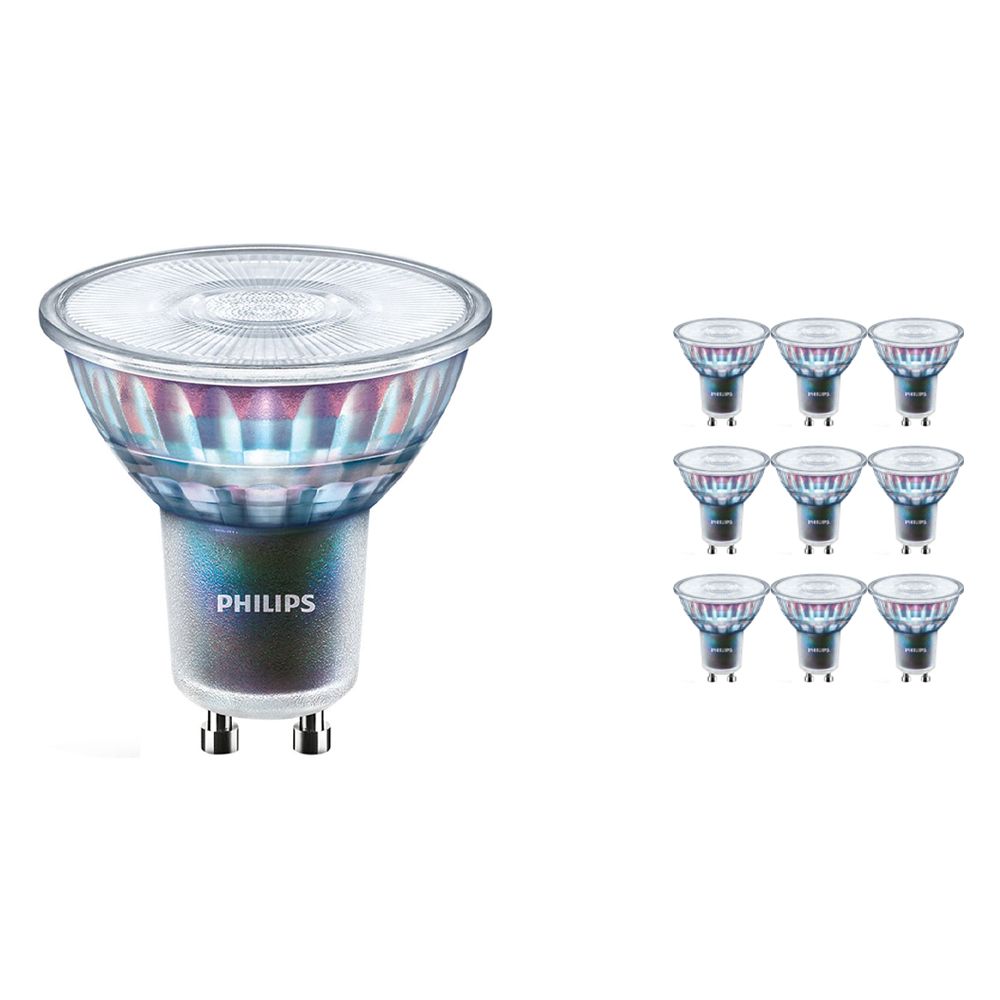 Voordeelpak 10x Philips LEDspot ExpertColor GU10 3.9W 930 25D (MASTER) | Beste Kleurweergave - Warm Wit - Dimbaar - Vervangt 35W Voordeelpak 10x Philips LEDspot ExpertColor GU10 3.9W 930 25D (MASTER) | Beste Kleurweergave - Warm Wit - Dimbaar - Vervangt 35W