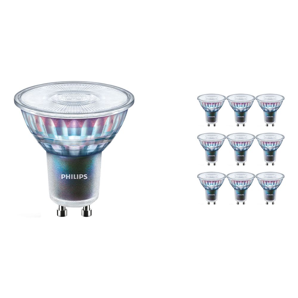 Voordeelpak 10x Philips LEDspot ExpertColor GU10 5.5W 930 25D (MASTER) | Beste Kleurweergave - Warm Wit - Dimbaar - Vervangt 50W Voordeelpak 10x Philips LEDspot ExpertColor GU10 5.5W 930 25D (MASTER) | Beste Kleurweergave - Warm Wit - Dimbaar - Vervangt 50W