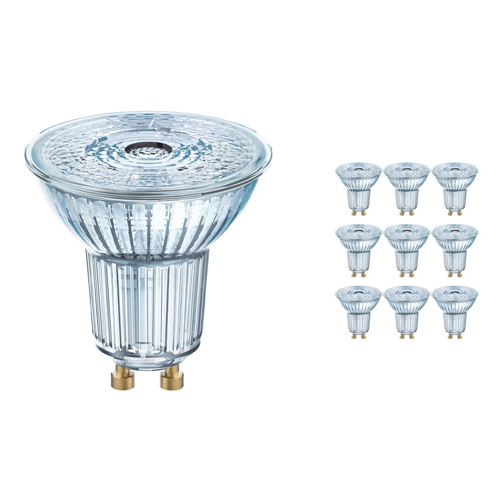 Confezione Multipack 10x Osram Parathom GU10 PAR16 2.6W 827 36D | Bianco MolaCaldo - Sostitua 35W Confezione Multipack 10x Osram Parathom GU10 PAR16 2.6W 827 36D | Bianco MolaCaldo - Sostitua 35W