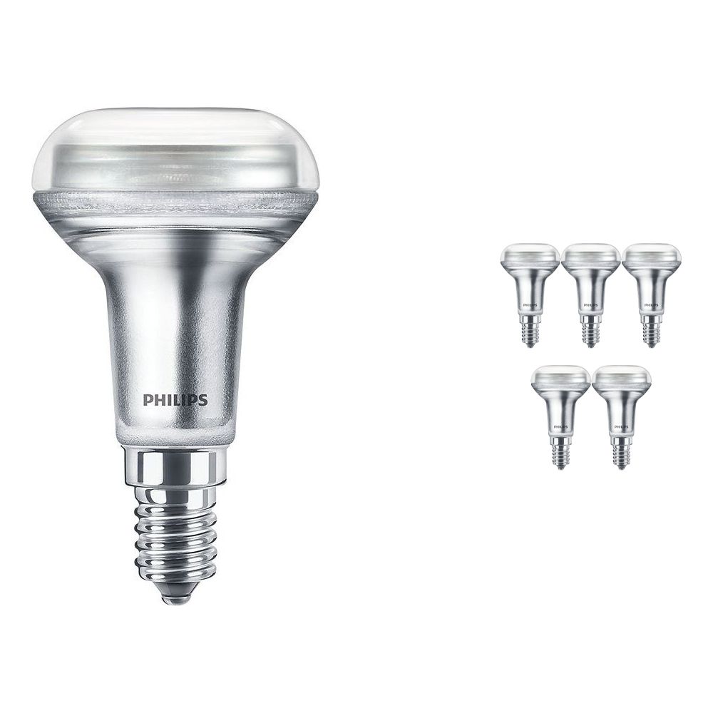 Voordeelpak 6x Philips CorePro LEDspot E14 Reflector R50 1.4W 827 36D | Zeer Warm Wit - Vervangt 25W Voordeelpak 6x Philips CorePro LEDspot E14 Reflector R50 1.4W 827 36D | Zeer Warm Wit - Vervangt 25W