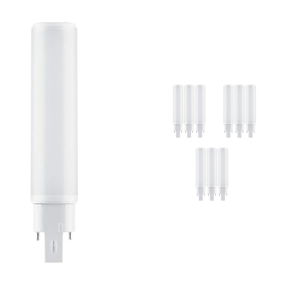 Mehrfachpackung 10x Osram Dulux D/E LED G24Q-3 10W 830 | Warmweiß - 4-Pins - Ersatz für 26W Mehrfachpackung 10x Osram Dulux D/E LED G24Q-3 10W 830 | Warmweiß - 4-Pins - Ersatz für 26W