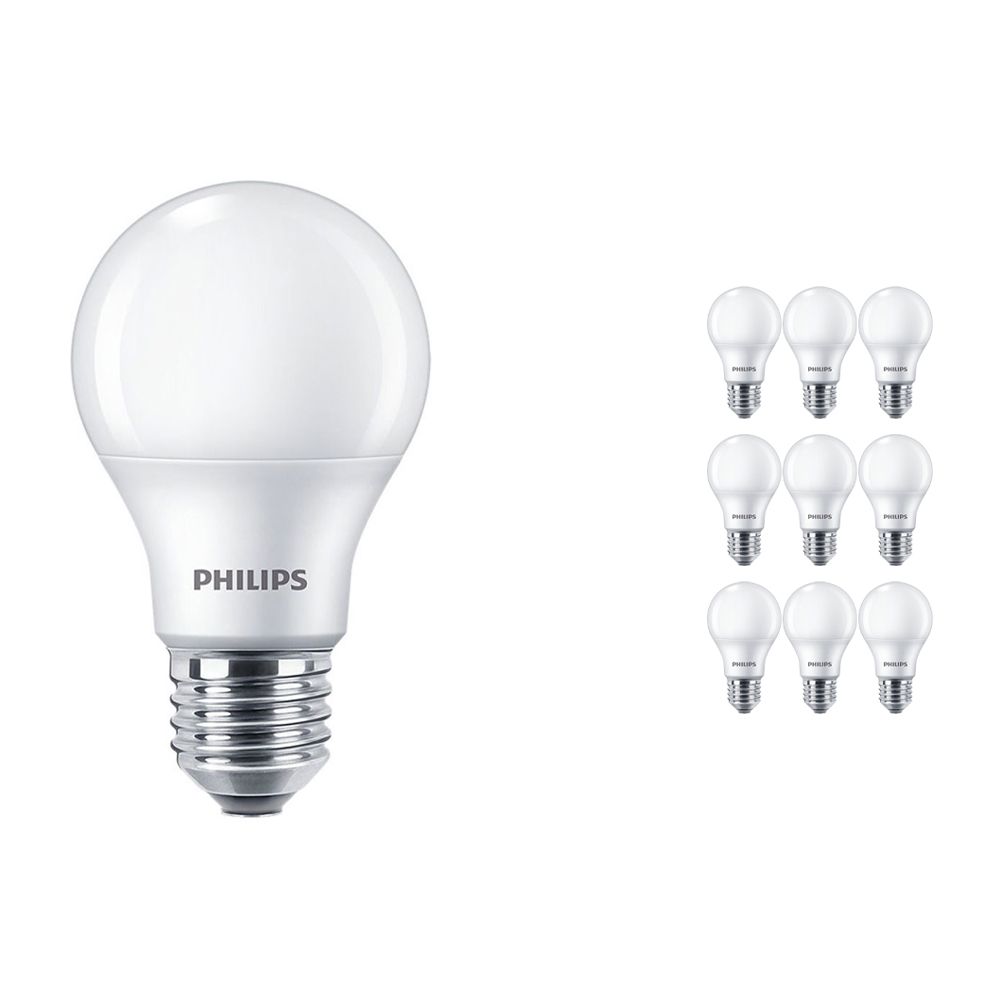 Mehrfachpackung 10x Philips CorePro LEDbulb E27 A60 8.5W 927 Matt | Höchste Farbwiedergabe - Extra Warmweiß - Dimmbar - Ersatz für 60W Mehrfachpackung 10x Philips CorePro LEDbulb E27 A60 8.5W 927 Matt | Höchste Farbwiedergabe - Extra Warmweiß - Dimmbar - Ersatz für 60W