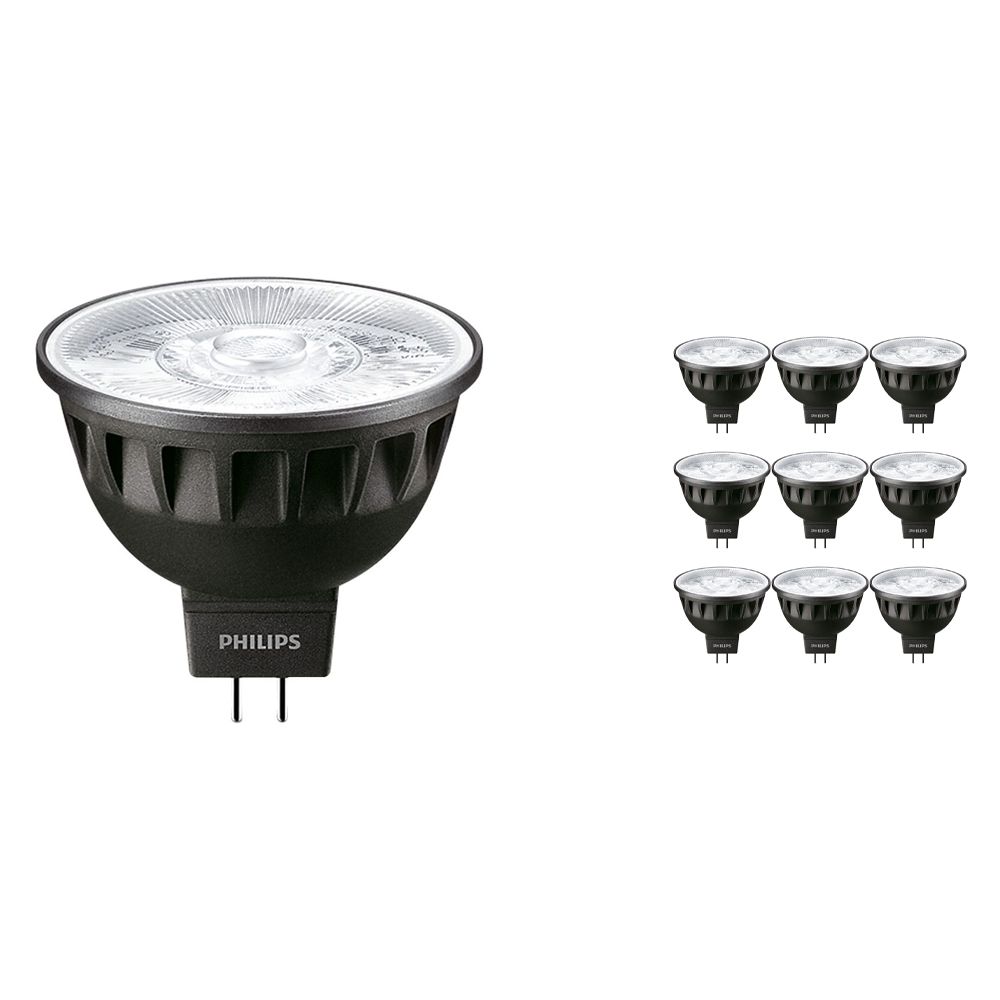 Multipack 10x Philips LEDspot ExpertColor GU5.3 MR16 7.5W 930 24D (MASTER) | Warm White - Best Colour Rendering - Dimmable - Replaces 50W Multipack 10x Philips LEDspot ExpertColor GU5.3 MR16 7.5W 930 24D (MASTER) | Warm White - Best Colour Rendering - Dimmable - Replaces 50W